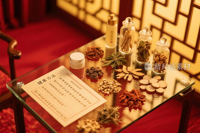 中医药材展示场景