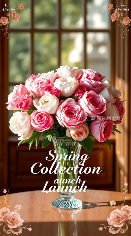 春日限定玫瑰绽放