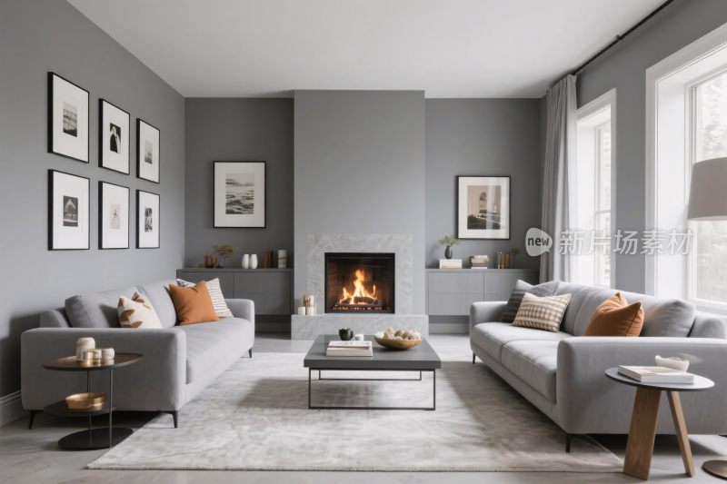 现代简约客厅布置