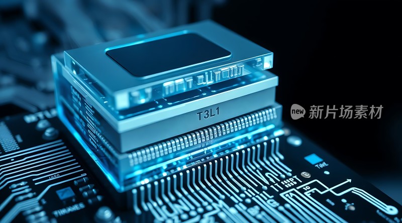 新片场素材芯片科技感