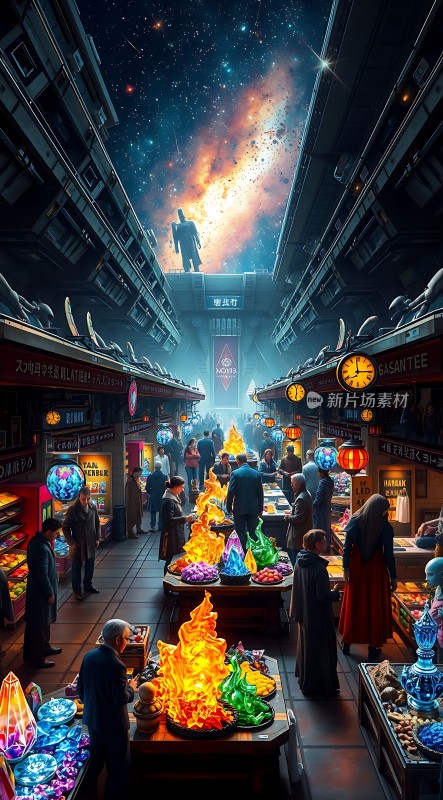 宇宙集市上的奇幻交易