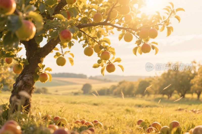 果园苹果树风景