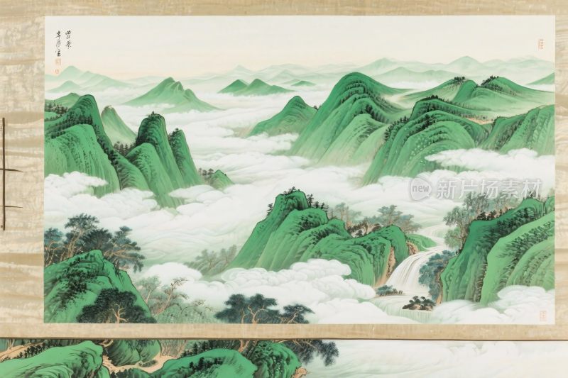 传统山水风景画