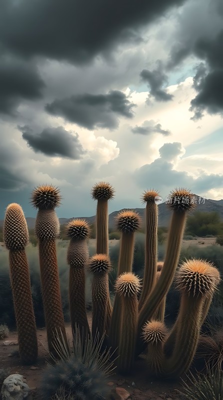 沙漠中的坚韧生命