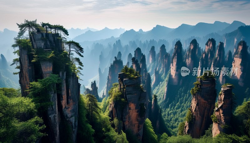 张家界群峰美景