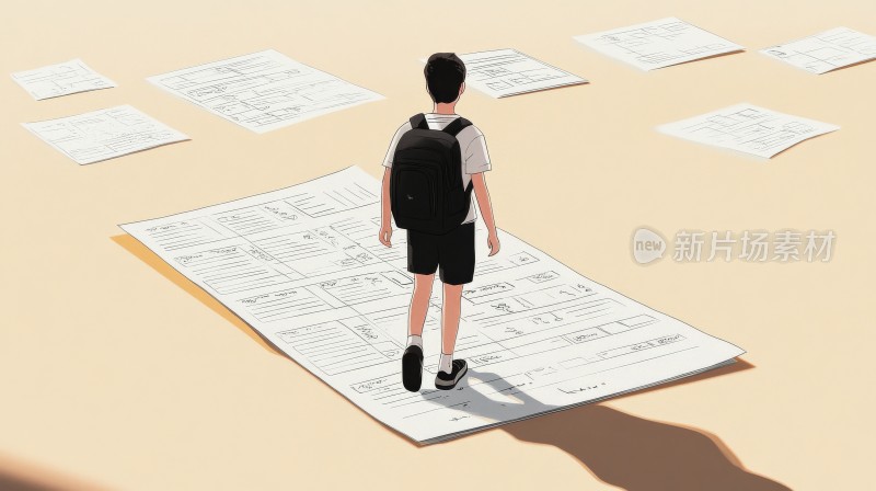 试卷上的求学之路，学生教育成长高考