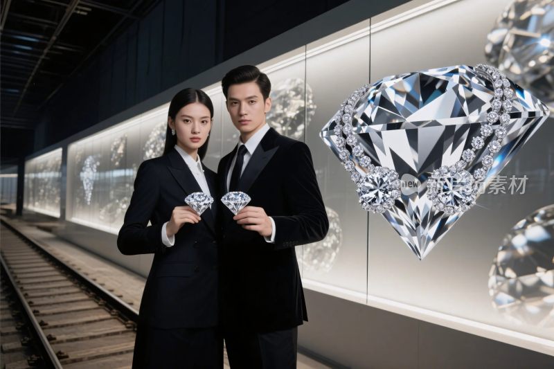 钻石珠宝宣传图