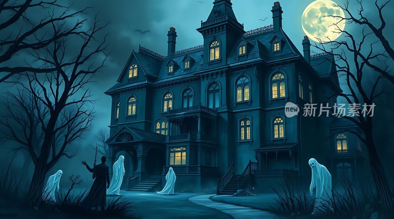 鬼影幢幢的神秘庄园