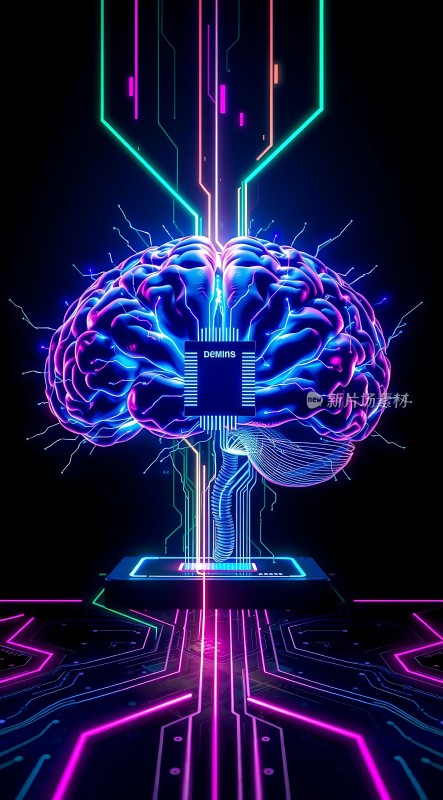 智能大脑芯片科技未来