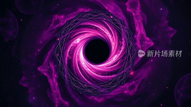 紫色星云漩涡