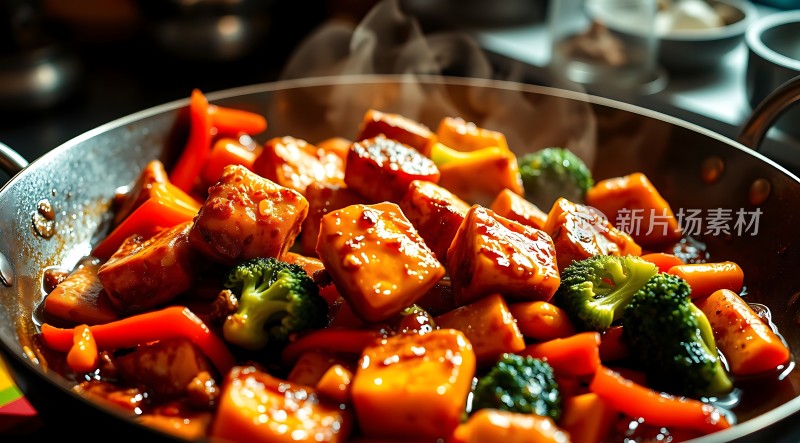 美味豆腐蔬菜拼盘