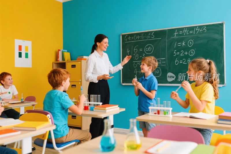 教室课堂互动场景