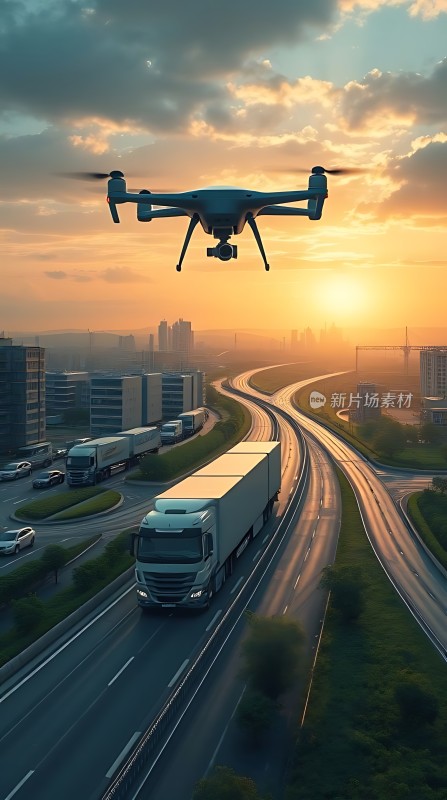 智能物流无人机与卡车协同作业