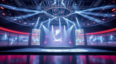 新片场素材舞台灯光秀 新片场素材舞台灯光秀