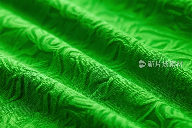 绿色布料纹理特写