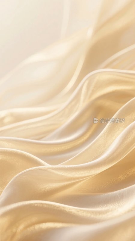柔滑米色丝绸纹理画面