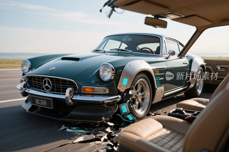 复古汽车碰撞测试