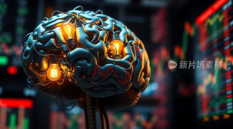 智能大脑灯泡思维