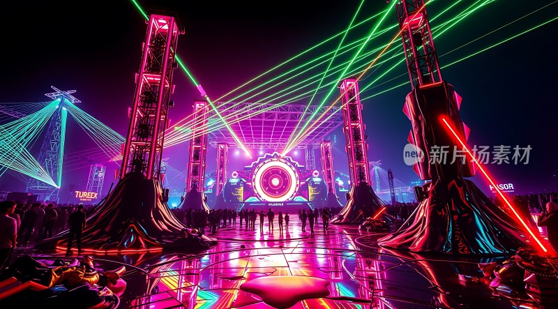 激光舞台灯光秀