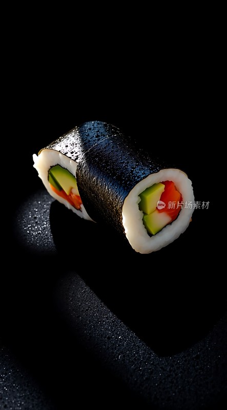 新片场素材寿司卷