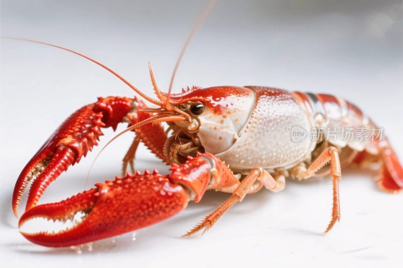 红色小龙虾特写