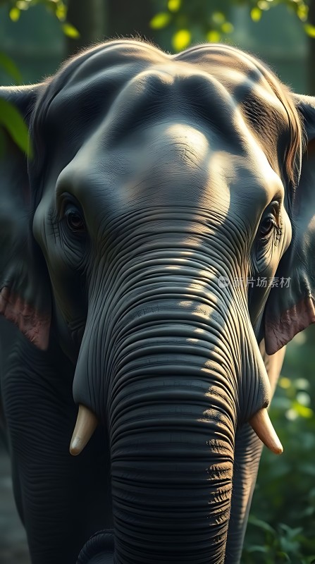 大象之眼自然界的伟大力量的象征