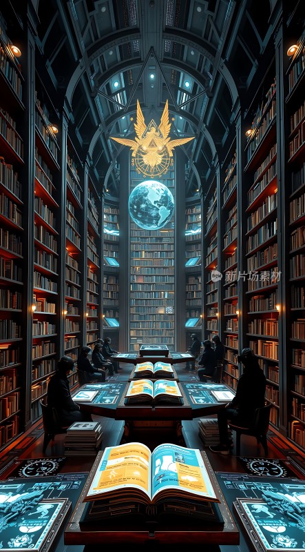 神秘图书馆探索未知世界