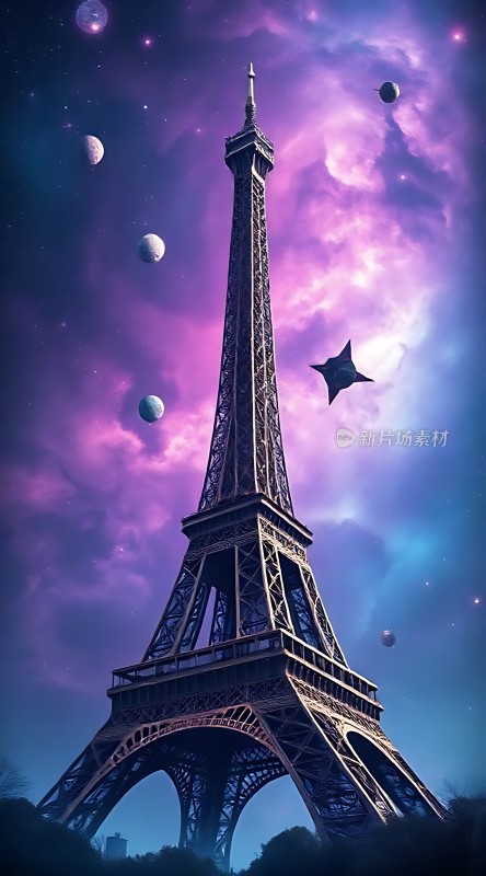 巴黎铁塔星空奇遇记