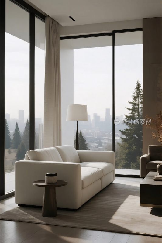 现代简约客厅场景