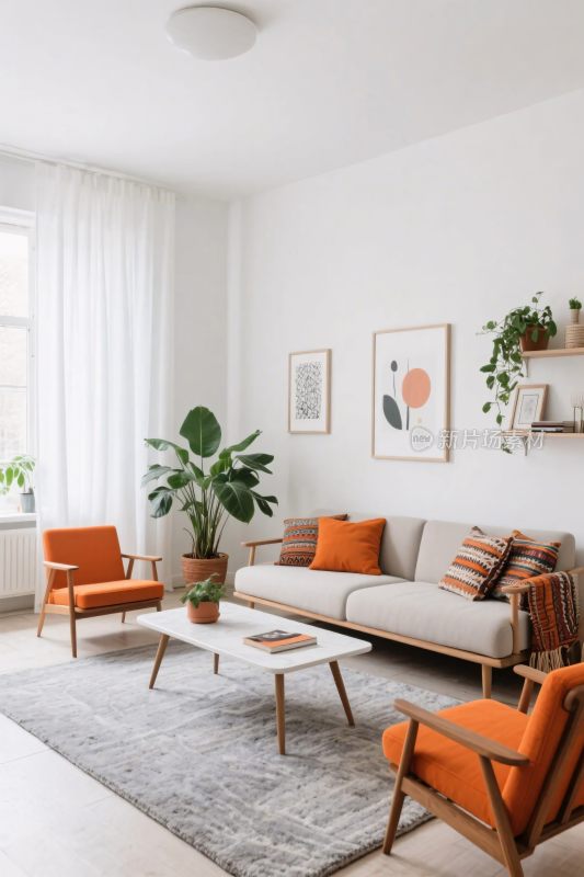 现代简约客厅布置