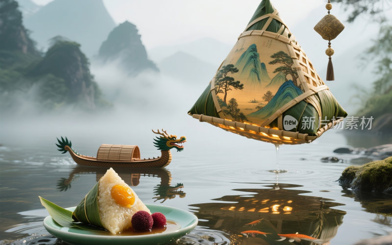 端午节创意插画