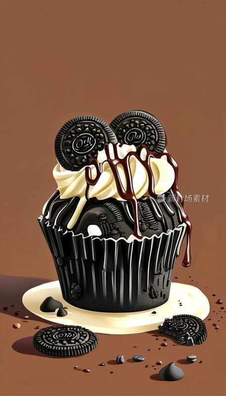 巧克力纸杯蛋糕