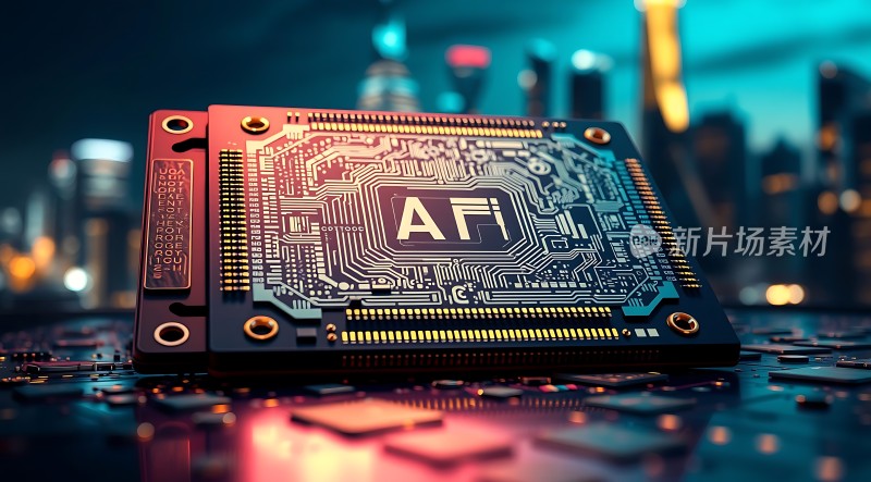 新片场素材芯片科技感