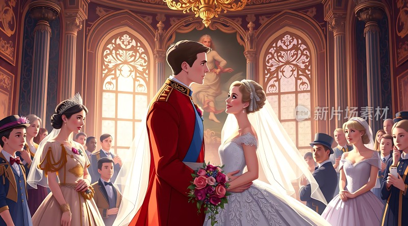 王子与公主的华丽婚礼