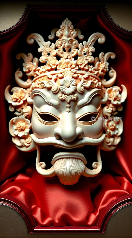 精致面具艺术展示