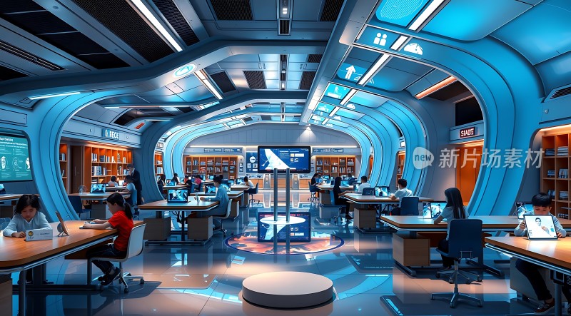 未来科技图书馆智慧学习空间