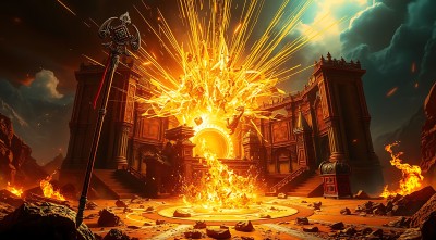 火焰神殿的毁灭 火焰神殿的毁灭