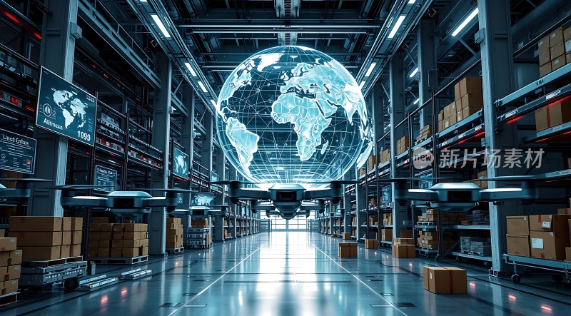智能仓库全球物流中心