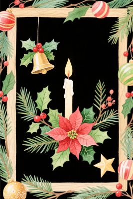 圣诞装饰插画 圣诞装饰插画