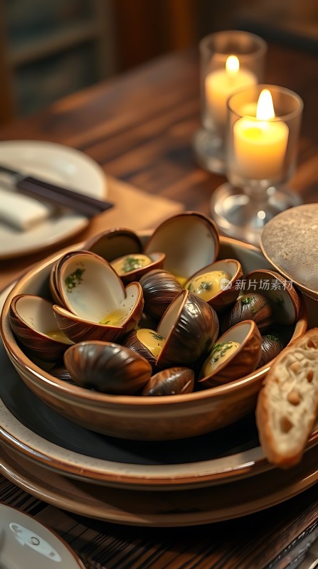 烛光晚餐美味海鲜大餐