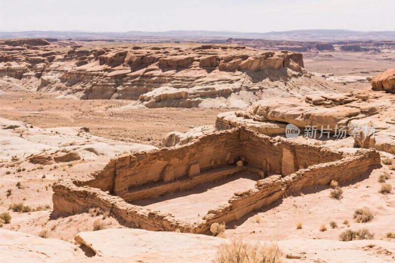 沙漠古遗址遗迹