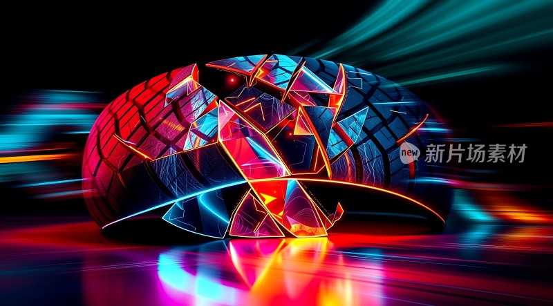 新片场素材炫彩科技风