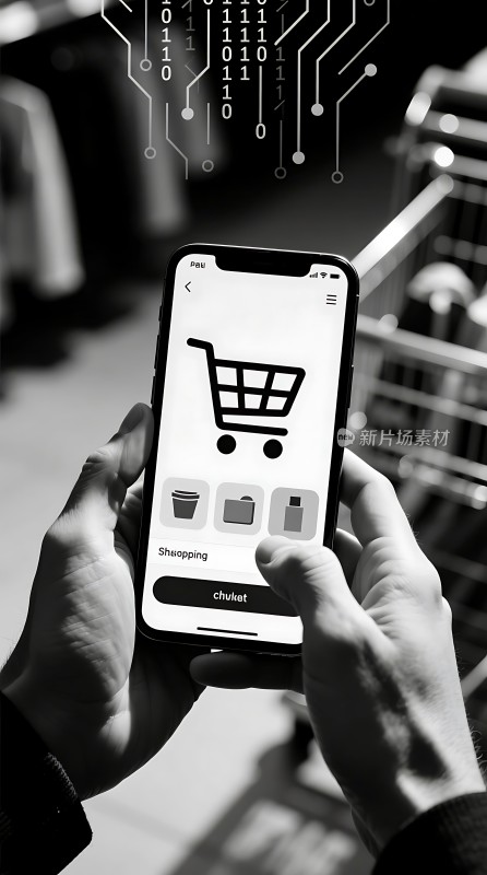 手机购物应用界面展示