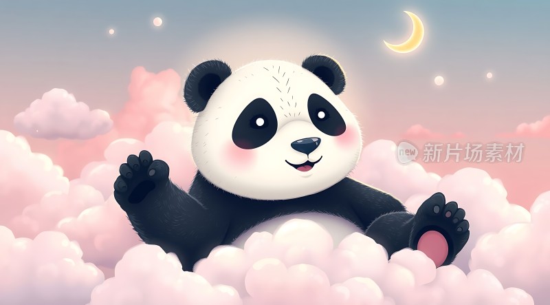 熊猫云海梦游