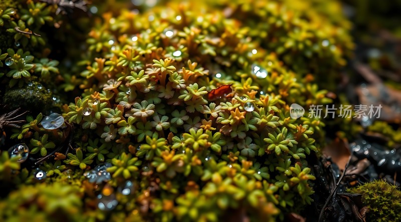 晨露下的精灵世界