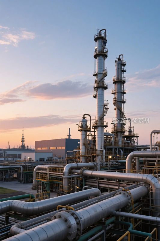 工业化工厂管道场景