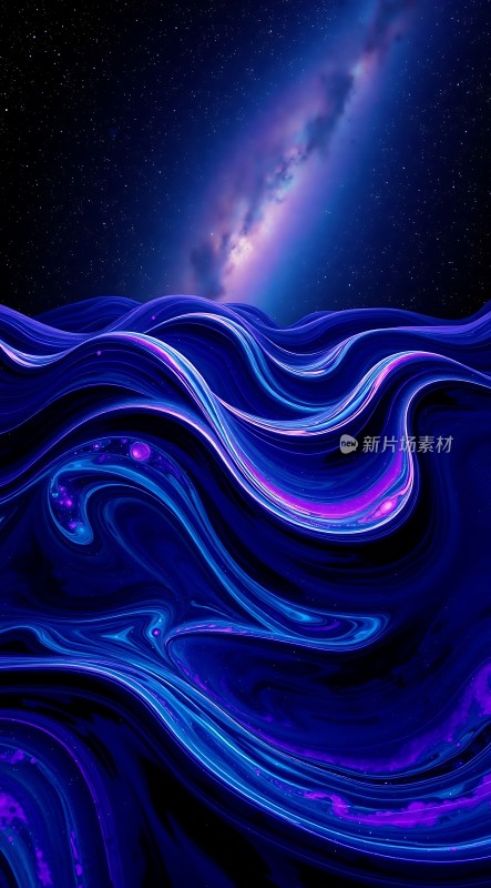 宇宙之韵星际流动与星云交织