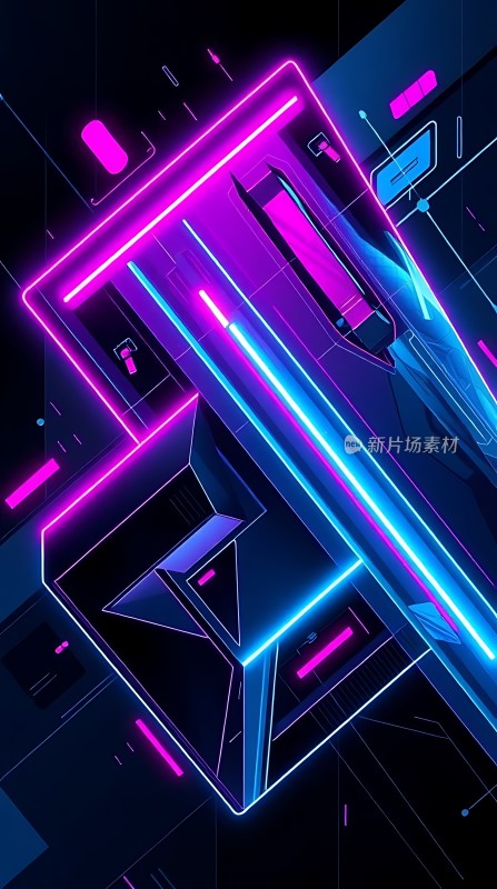 霓虹科技未来世界