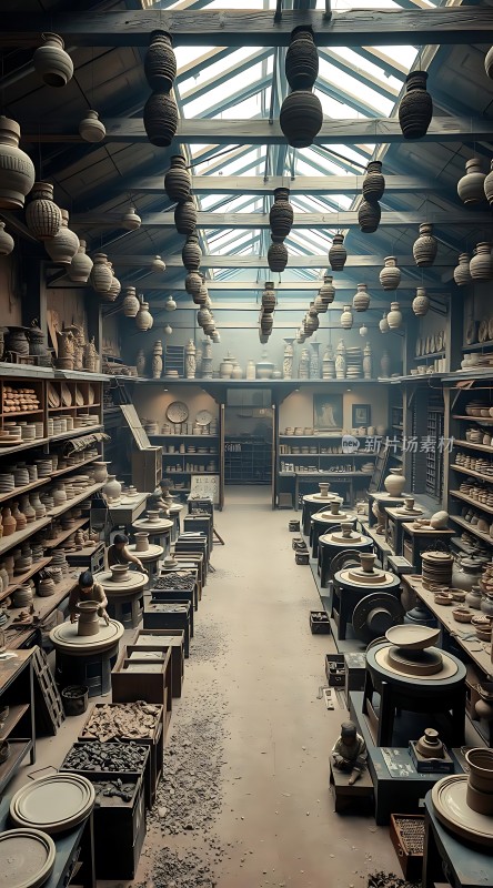 陶艺工坊静谧的艺术世界