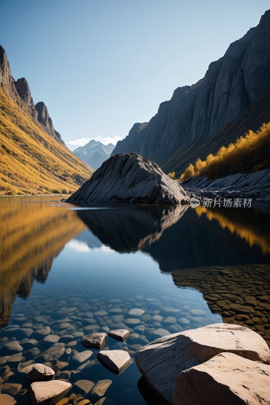 晴朗的蓝天高清风景摄影图片